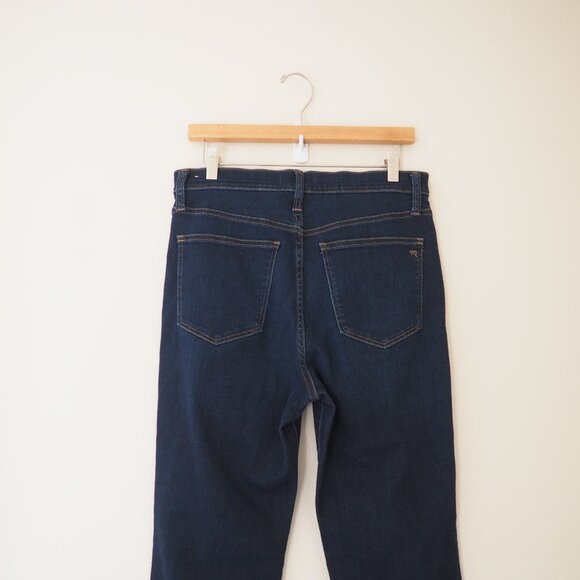 Madewell 11” High Rise Skinny Flare Jeans in Larkspur Wash Denim Edition sz 29 - Picture 8 of 8